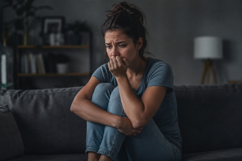 Personne souffrant d'une trouble anxieux chronique